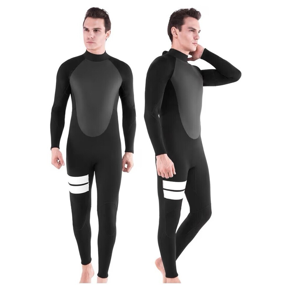 Full Wetsuit Adult XS 4/3mm neoprene diving scuba triathlon cold water back zip